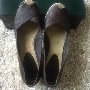 Ralph Lauren Open-Toe Espadrille Wedge-Low Sandals